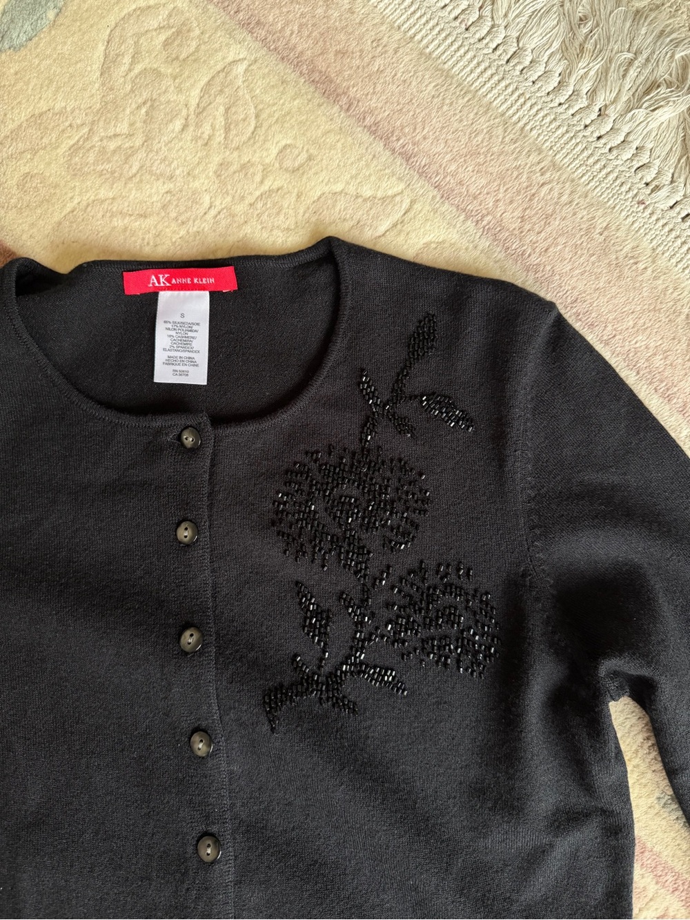 Silk Cashmere Blend Cardigan Sweater